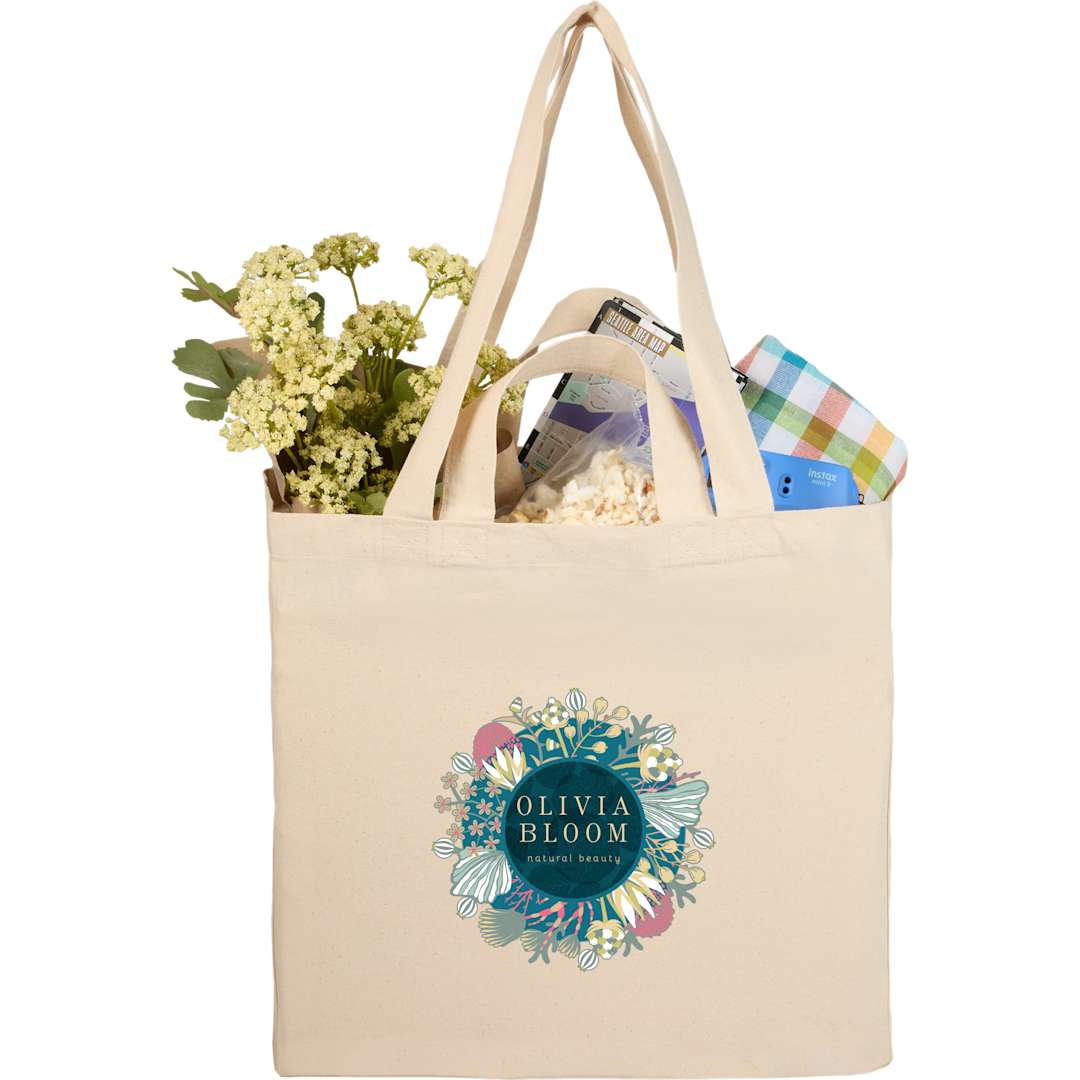 Dual Carry 6oz Organic Cotton Tote - SM-5228