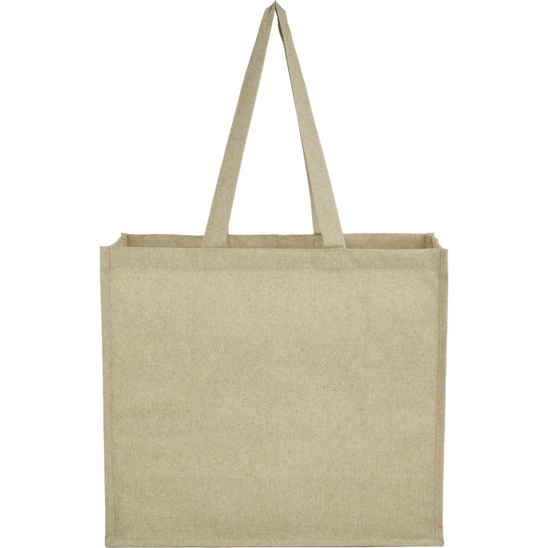 4oz Recycled Cotton Shopper Tote with Laminated - SM-5452